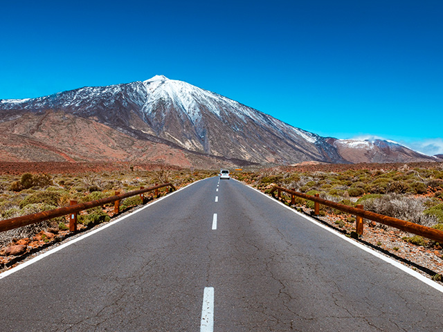 route vers le teide colonie de vacances ténérife ados