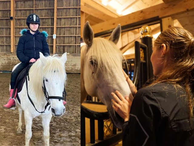 Pré ados en colo équitation cet hiver