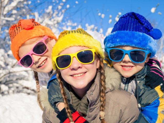 Enfants en colo à la neige cet hiver à Vassieux en Vercors