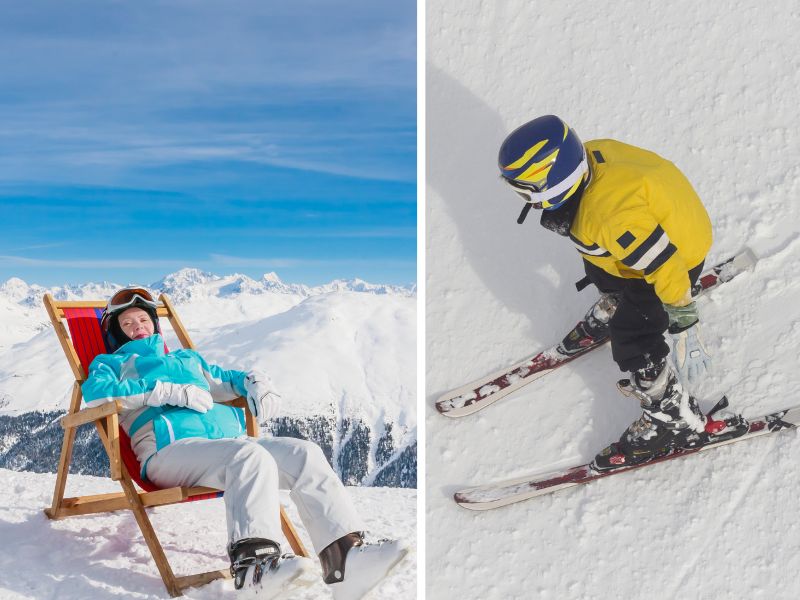 Colo de vacances Ski et snow avec des moments de détente cet hiver