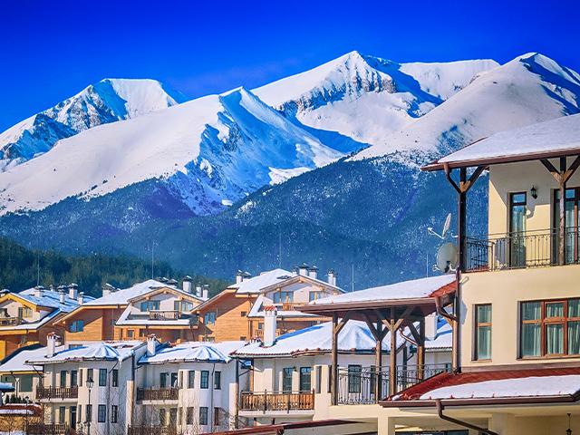 photographie de bansko bulgarie colonie de vacances special ados ski ou surf