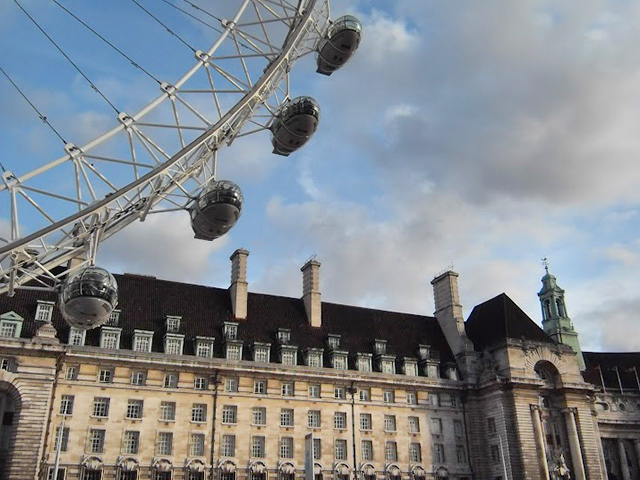 london eye grande roue londres visite de la ville voyage jeunes fevrier