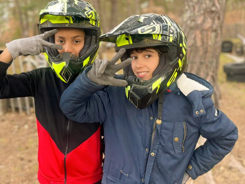 Activité quad en colo de vacances pendant les vacances de Noel