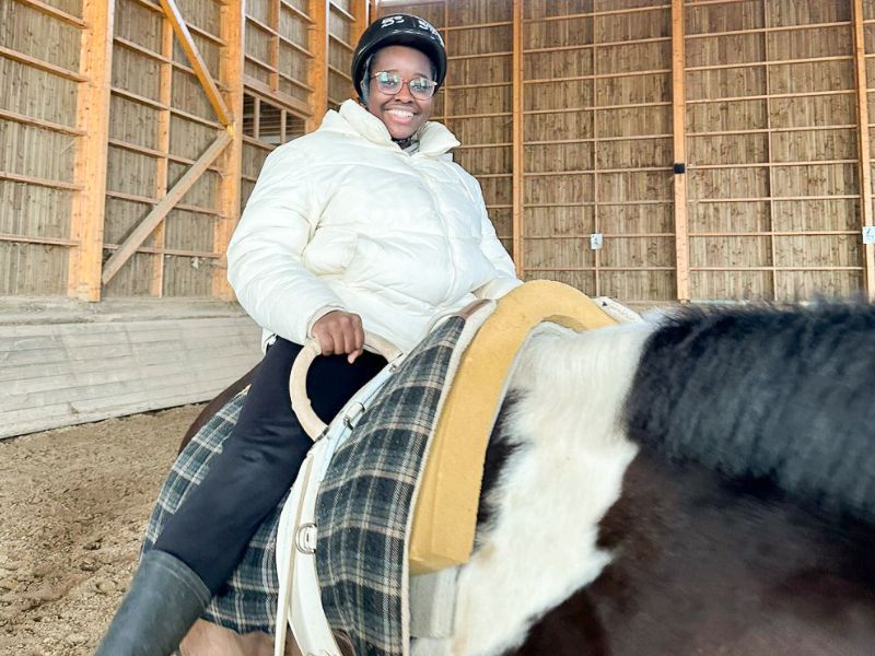 Activité Equitation en colo de vacances durant les vacances de Noel