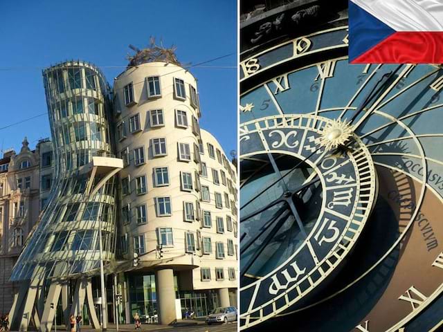 Horloge astronomique et maison dansante de Prague 