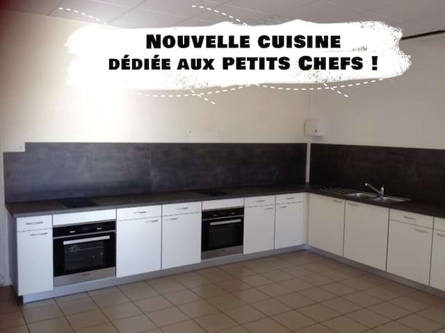 Nouvelle cuisine du centre de colonie de vacances de Djuringa Juniors