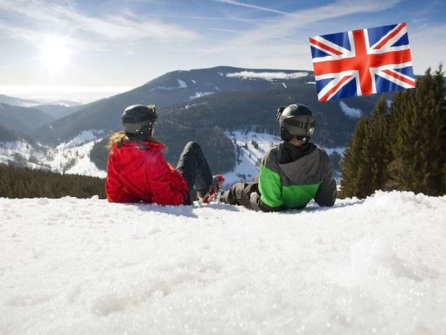 Ados en colonie de vacances à la montagne pour apprendre l'anglais