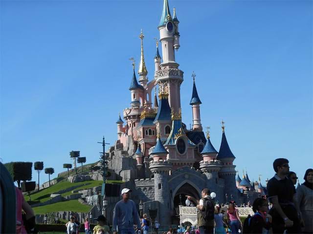 Chateau de Disneyland vu lors d'une colonie de vacances de paques