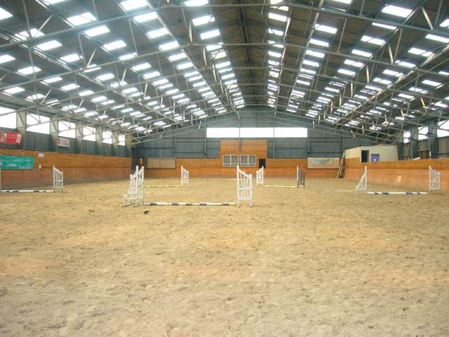 Manège du centre équestre d'Yssingeaux