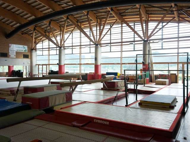 Salle de gymnastique du centre d'Yssingeaux