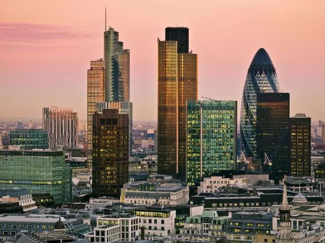 Vue sur la city de Londres