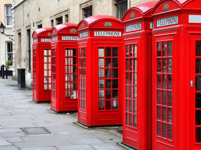 Cabines téléphoniques de Londres 