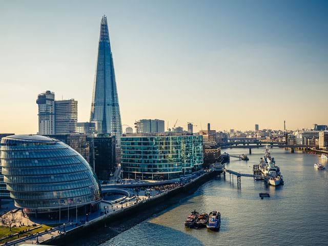 Vue sur la city de Londres