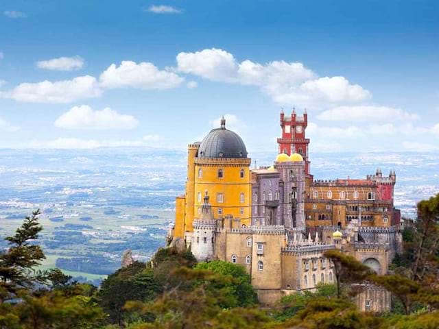 Palais de Pena à Sintra au Portugal en colonie de vacances