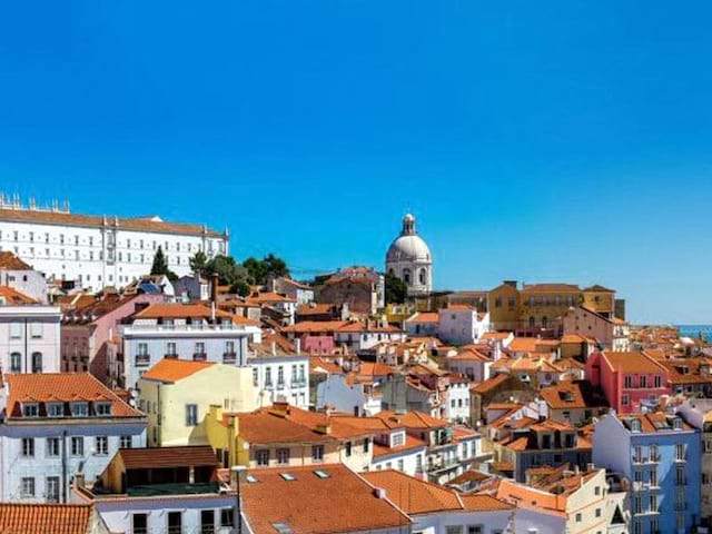 Vue sur les toits de la Lisbonne à Porto