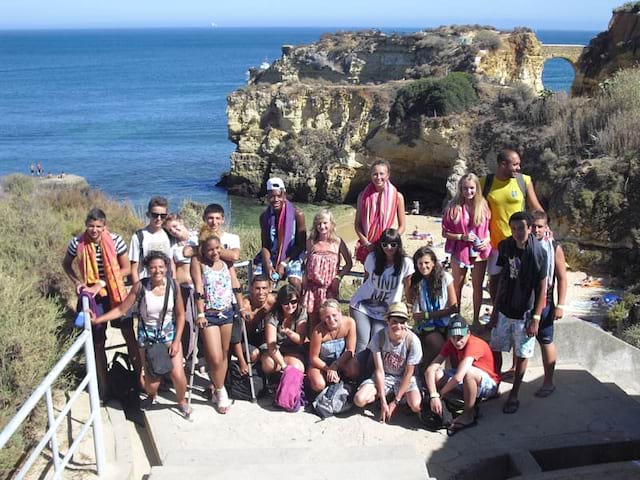 Ados en colo au printemps  au Portugal