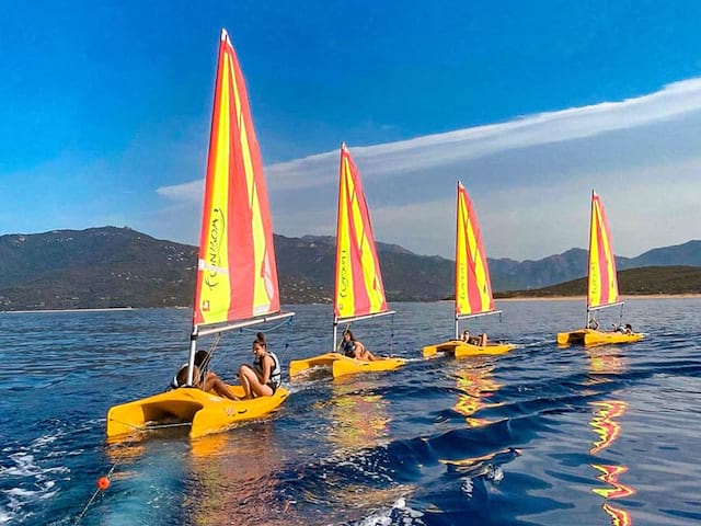 catamaran fun boat colonie de vacances corse ados vacances été