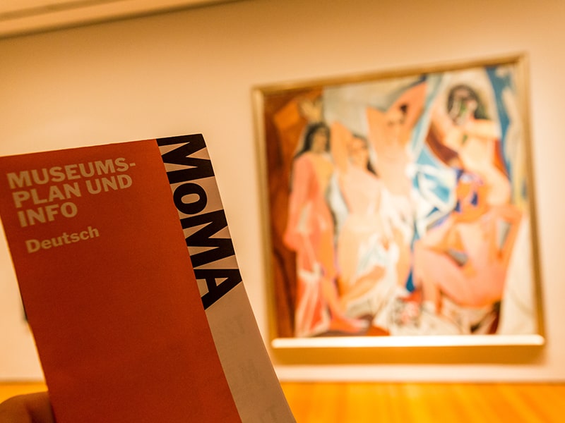 Musée d'art moderne de New York visité par les ados en colo de vacances au printemps dans la ville de New York