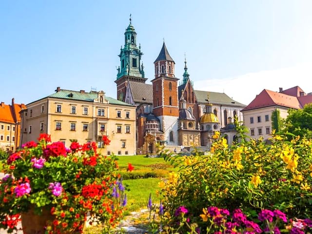 Paysage de Pologne en colonie de vacances ce printemps