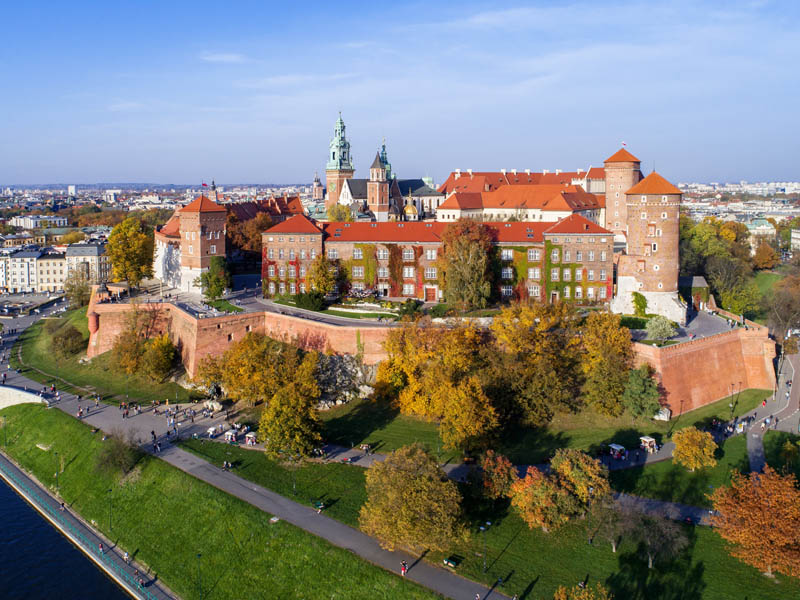 Paysage Pologne Cracovie en colonie de vacances ce printemps