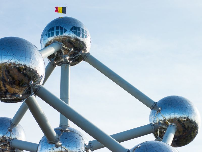L'Atomium, monument emblématique de Bruxelles où les jeunes ont été en colo ce printemps