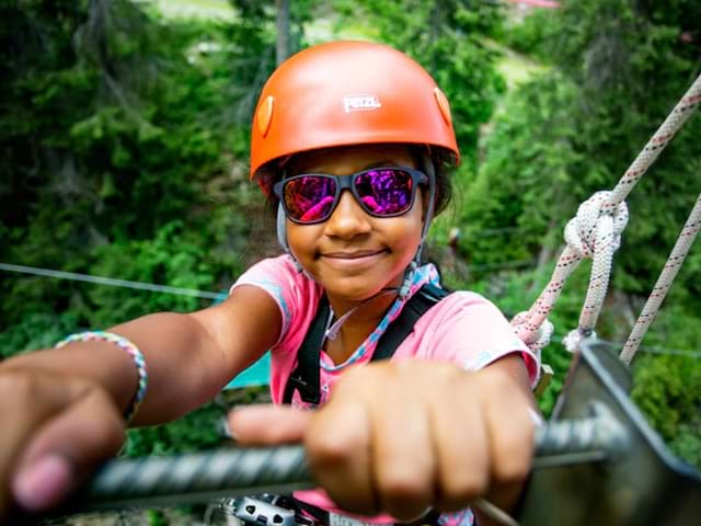 Jeune en colo Parcours Aventure