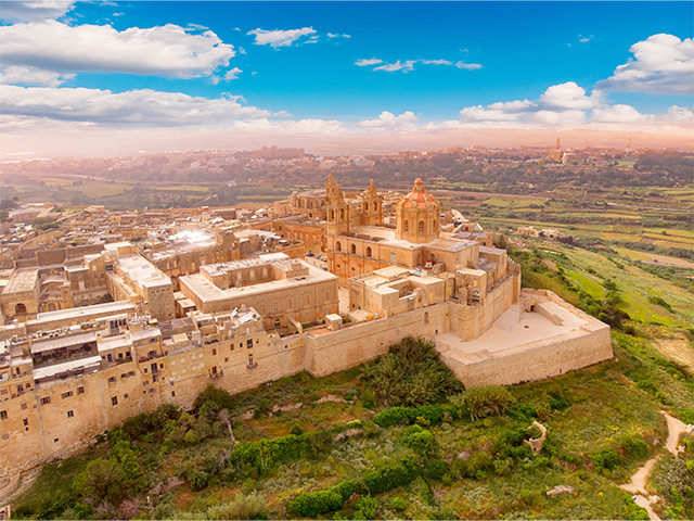 paysage panoramique sur mdina malte sejour pour les jeunes printemps