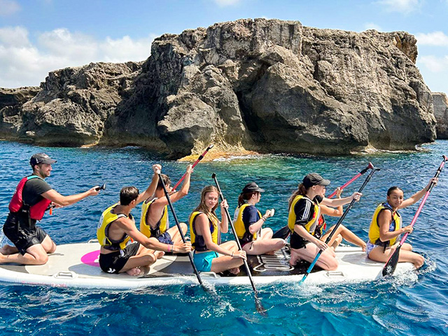 Paddle en colo de vacances à Minorque ce printemps pour les 15-17 ans