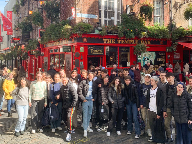 Temple bar en colo de vacances à Dublin ce printemps