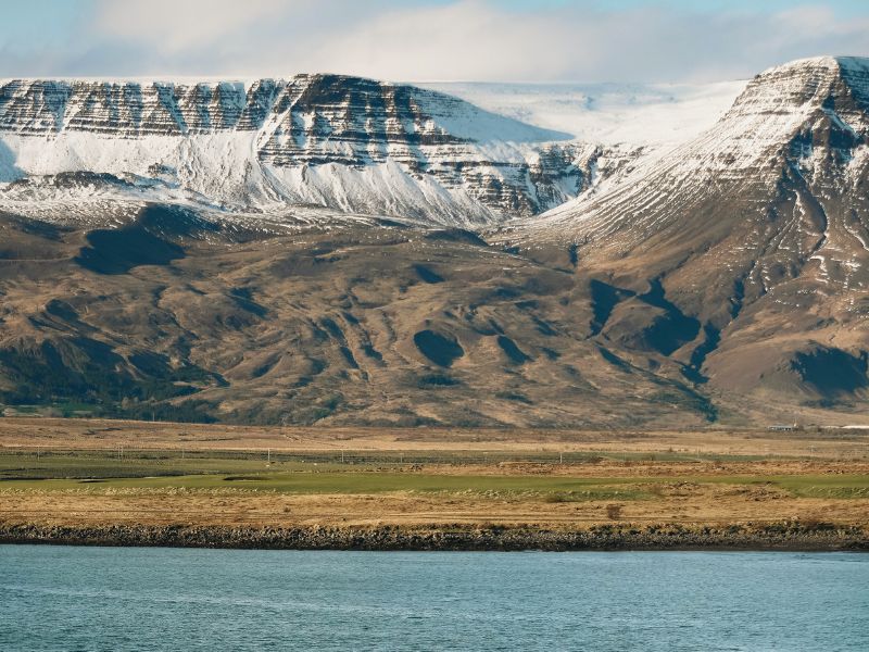 Mont Esja en colo de vacances en Islande ce printemps