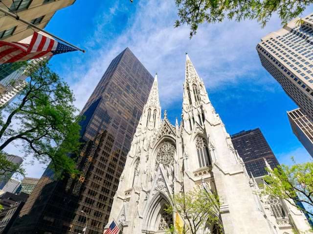 cathédrale St Patrick en colo de vacances à New York ce printemps