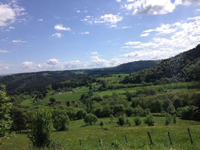 Paysage de campagne en France