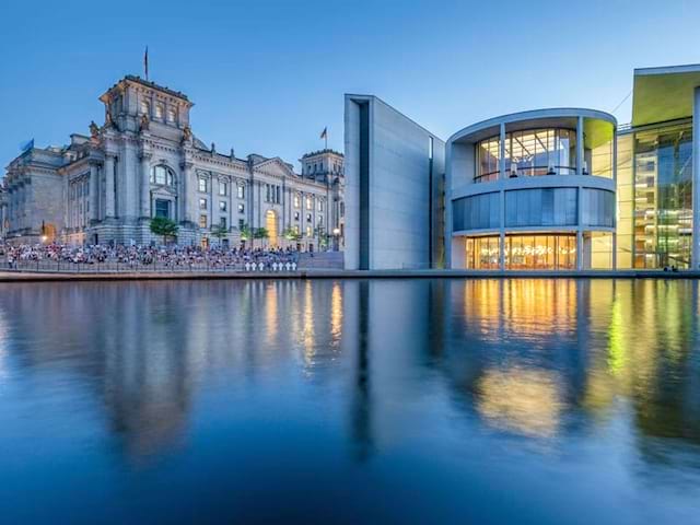 vue sur Berlin visitée en colonie de vacances pour ados cet automne