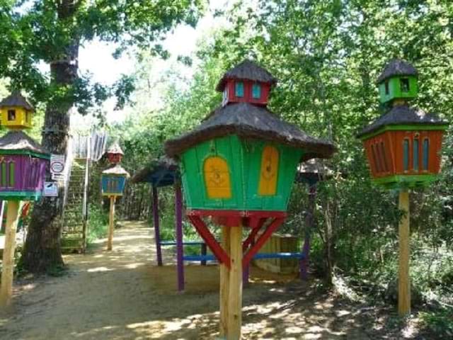 Petites maisons à Défi'planet en colonie de vacances cet automne