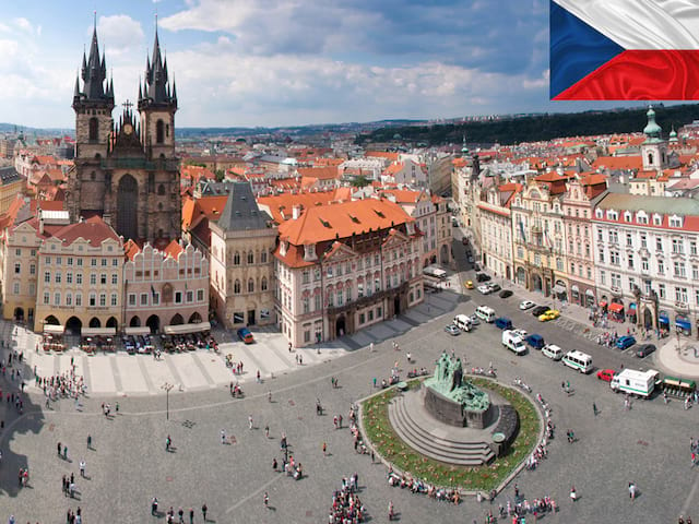 Prague vu du ciel en colonie de vacances pour ados