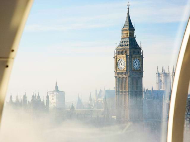 Vue depuis le ciel de Londres en colonie de vacances linguistique