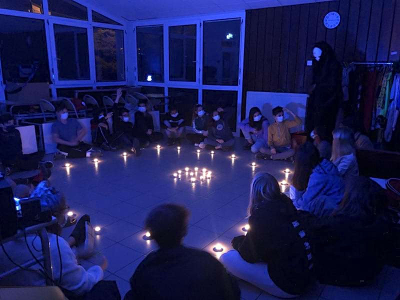 Soirée spéciale Halloween en colo de vacances durant l'automne