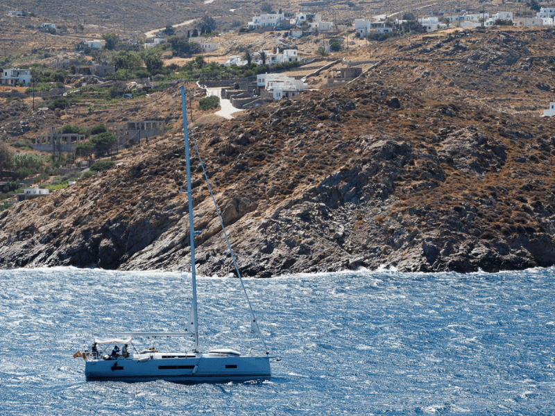 Excursion en bateau cet automne en Grèce 