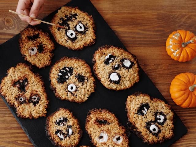 Gateaux d'Halloween en colo de vacances cet automne