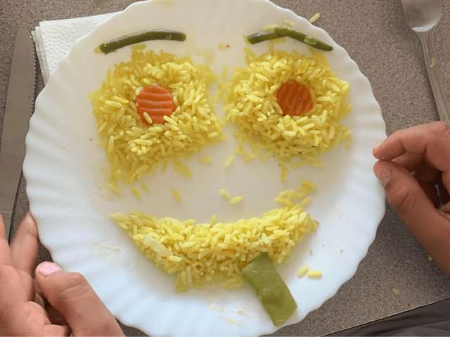 Plat rigolo établi en colo de vacances cuisine à Retournac cet automne