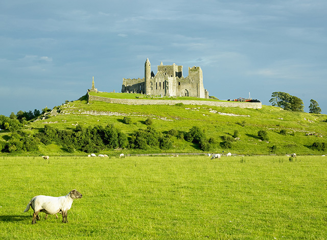 paysage irlandais chateau sejour apprentissage anglais automne