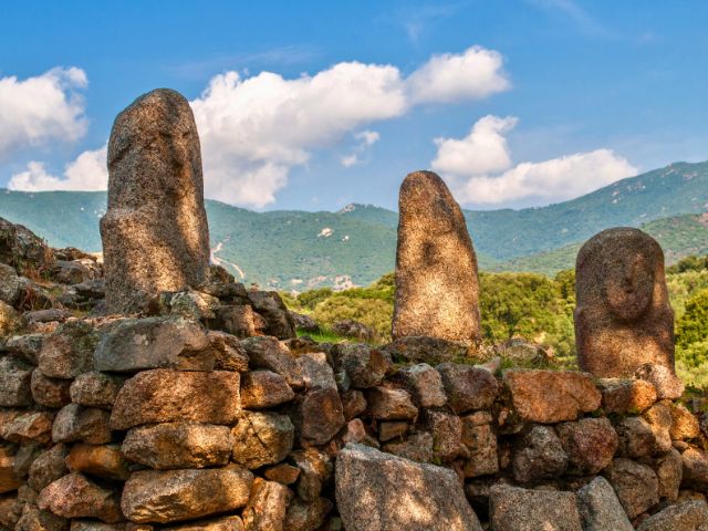 Site préhistorique de Filitosa en Corse cet automne