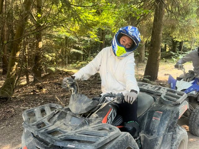 Activité quad en colo de vacances cet automne pour ados