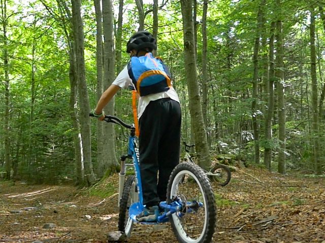 Activité trotti pente en colo de vacances cet automne