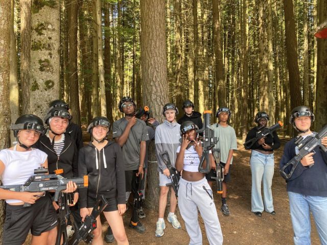 Activité laser game en colo cet automne