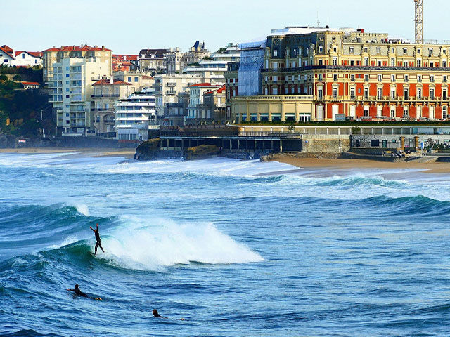 paysage bord de mer biarritz colonie de vacances