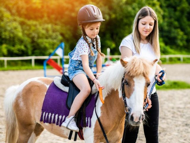 Equitation en colo de vacances à la ferme pour les 4-9 ans