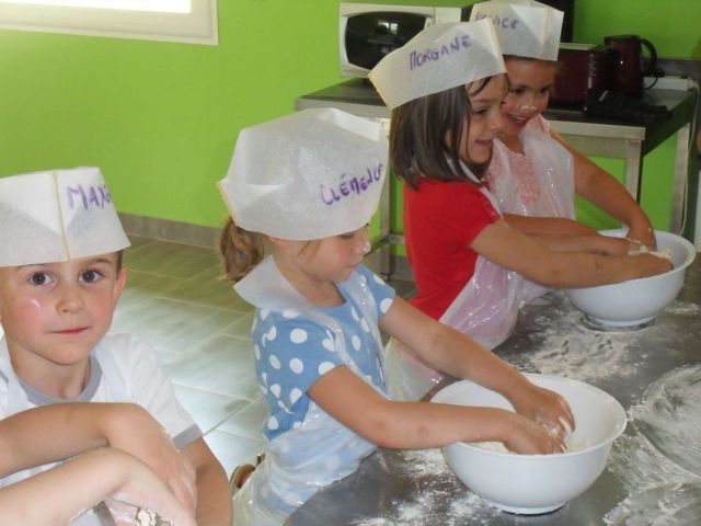 Cuisine pendant la colo de vacances à la ferme cet automne