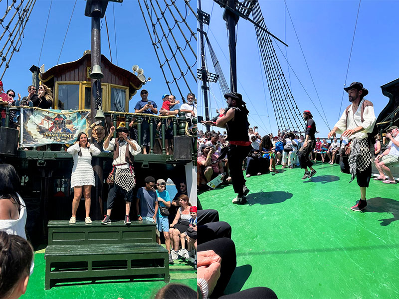 balade en bateau pirate animation tunisie