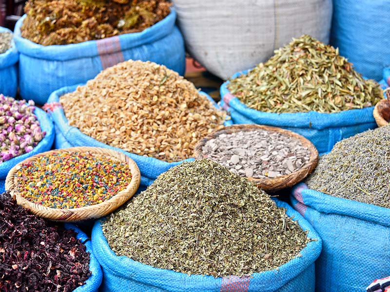 Souk epices Tunis en Tunisie